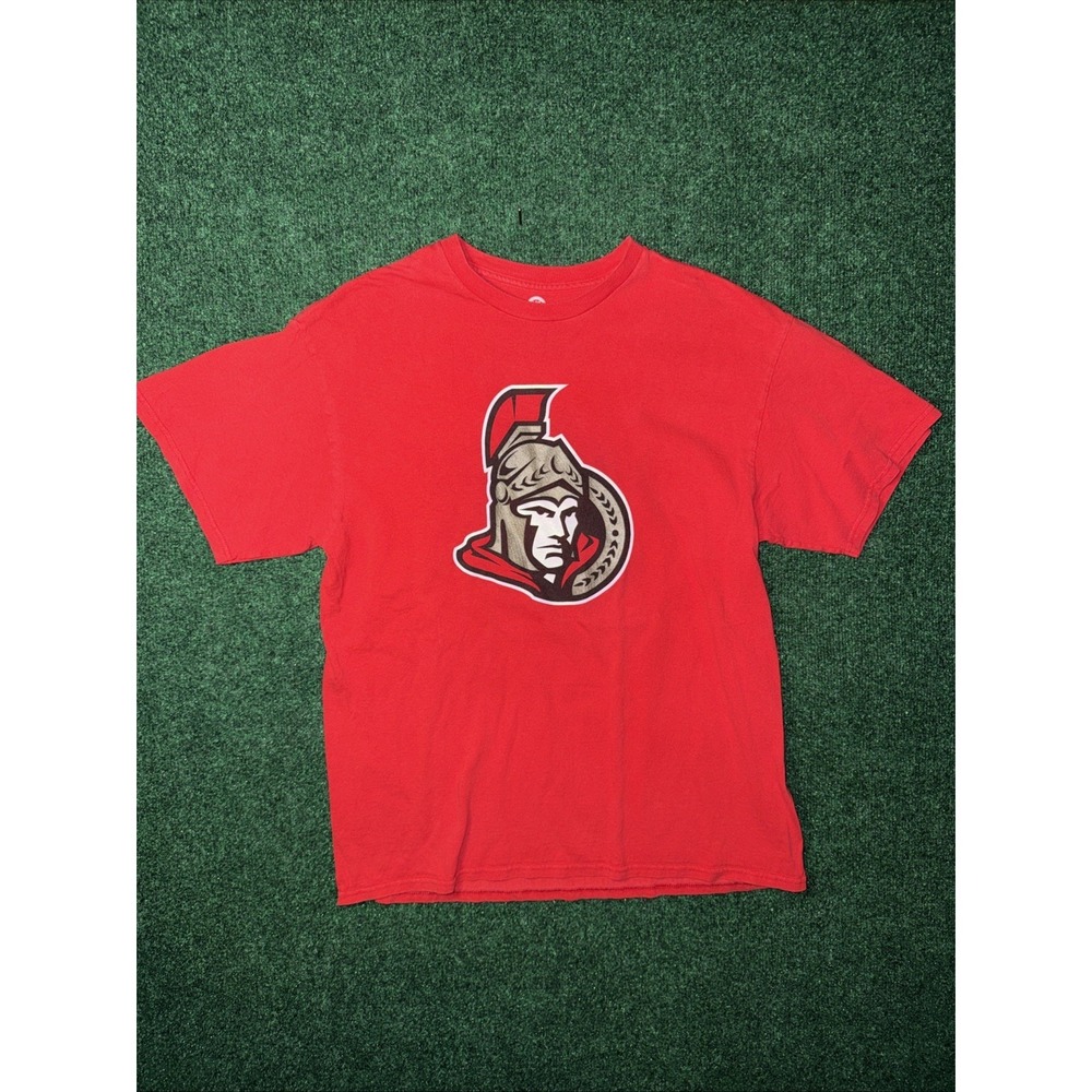 Ottawa Senators Pageau Fanatics T Shirt Men's Size Large Red & White Shirt M23